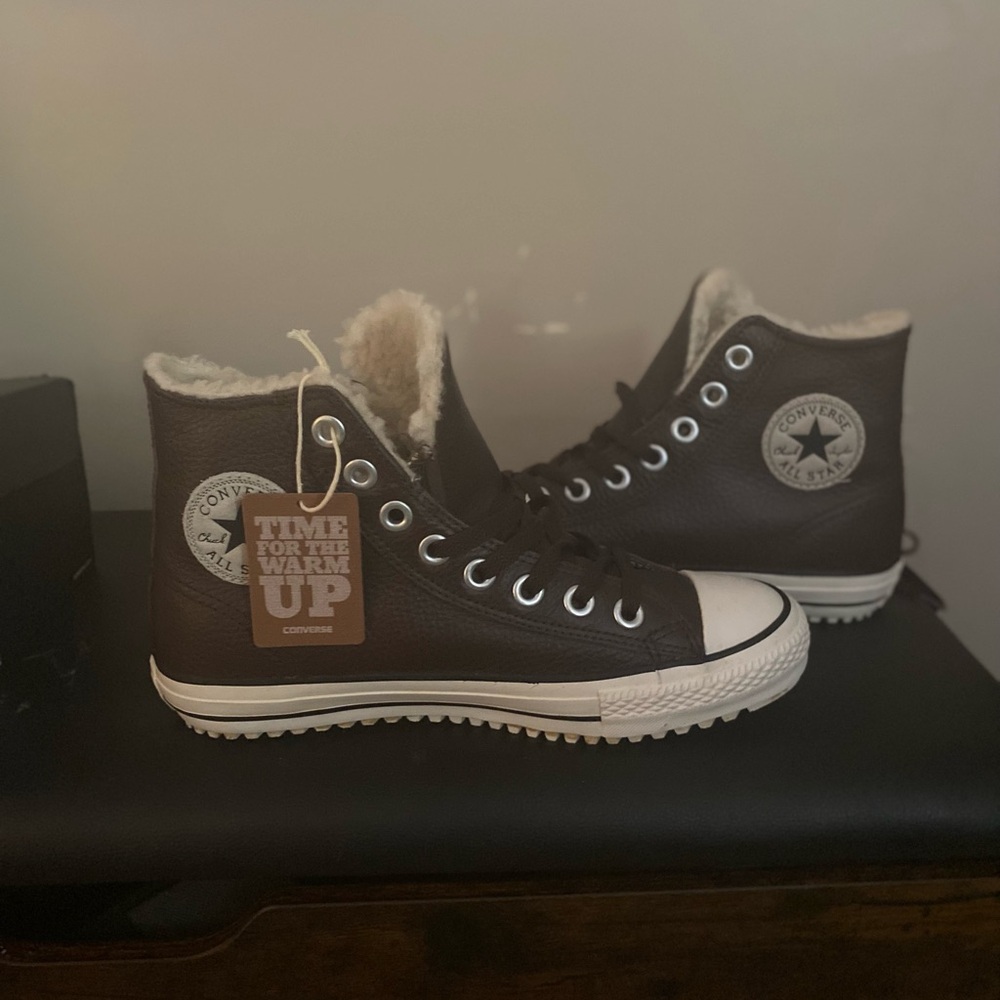 Converse Black and White High-Tops